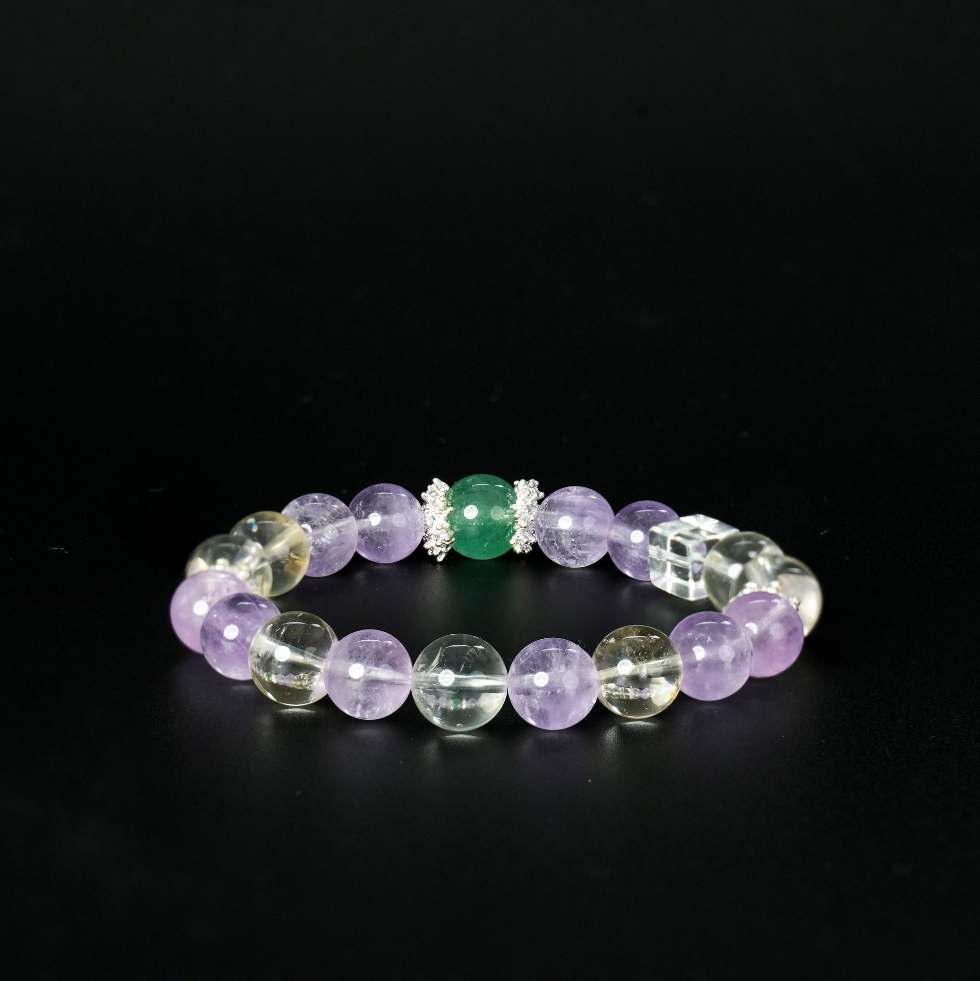 Fanmala Lan Yue "Water Series" Bracelet - Five Elements Jewelry for Balancing Strong Water Element, Handmade Gemstone Remedy for Grounding, Expression & Purposeful Flow